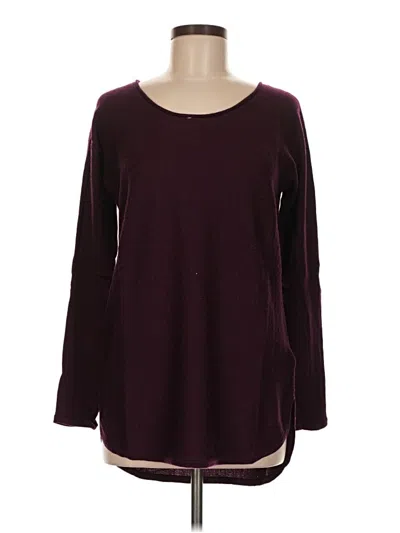 Pre-owned Max Studio Wool Sweater In Burgundy
