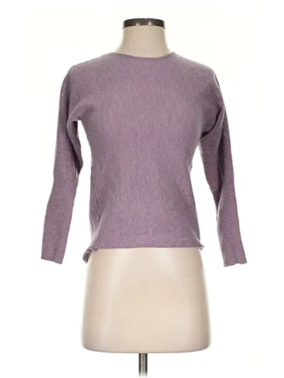 Pre-owned Max Studio Wool Sweater In Purple