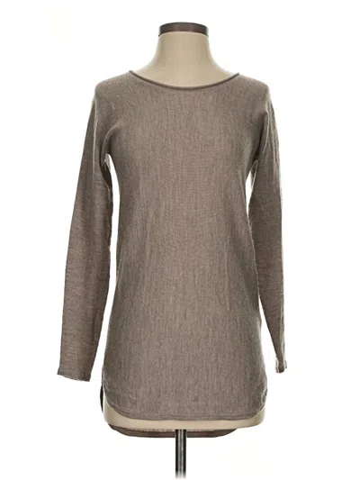 Pre-owned Max Studio Wool Sweater In Tan