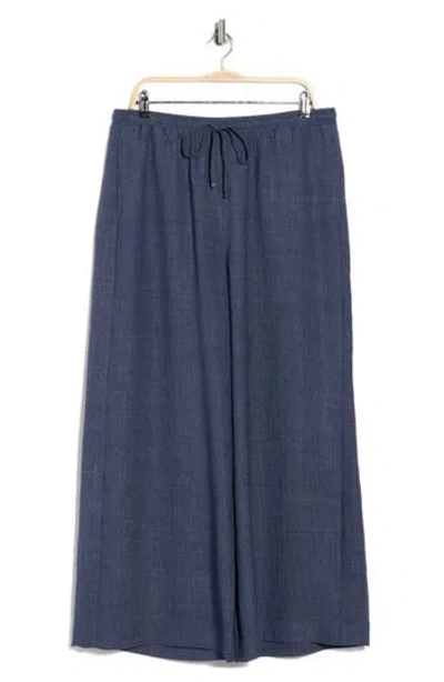 Max Studio Woven Drawstring Pants In Purple