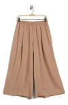 Max Studio Woven Gaucho Pants In Neutral
