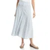 Max Studio Yarn Dyed Button Front Maxi Skirt