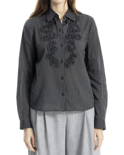 Max Studio Yarn-dye Shirt In Multi