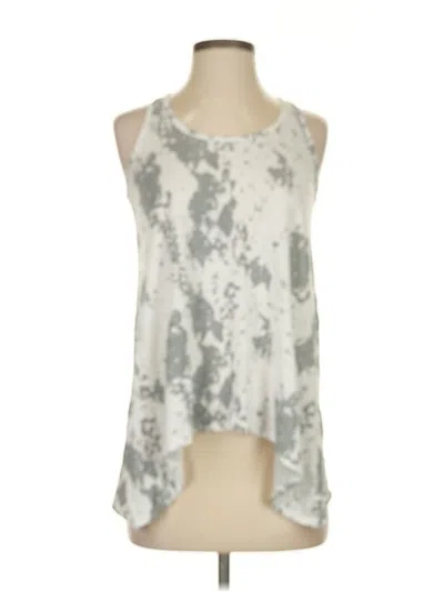 Pre-owned Max Tank Top Silver Halter Neckline Tops