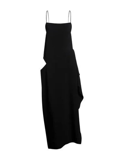 Max Zara Sterck Woman Midi Dress Black Size M Silk