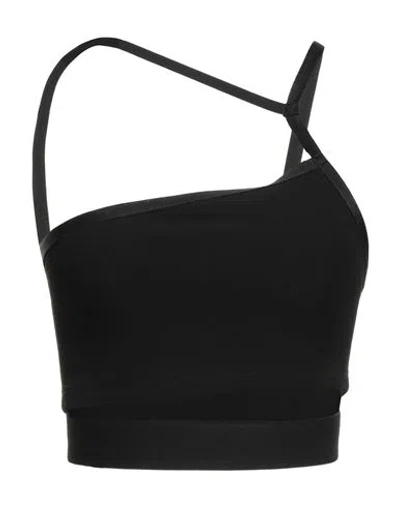 Max Zara Sterck Woman Top Black Size M Wool, Elastane