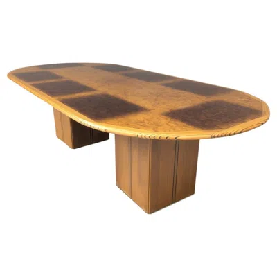 Pre-owned Maxalto Large Artona Africa Table By Afra & Tobia Scarpa For , 1970s In Brown