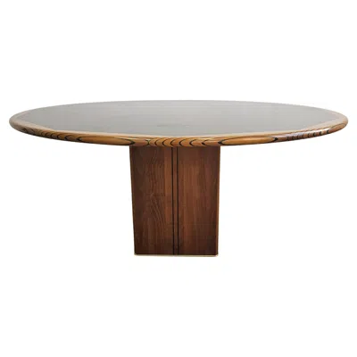 Pre-owned Maxalto Mid Century Modern Dining Table "africa" By Afra And Tobia Scarpa For  In Brown
