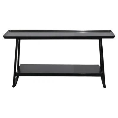 Pre-owned Maxalto Recipio Console Table By Antonio Citterio In Black