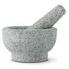 Maxam Ktherbgray Granite Mortar & Pestle, Gray In Multi