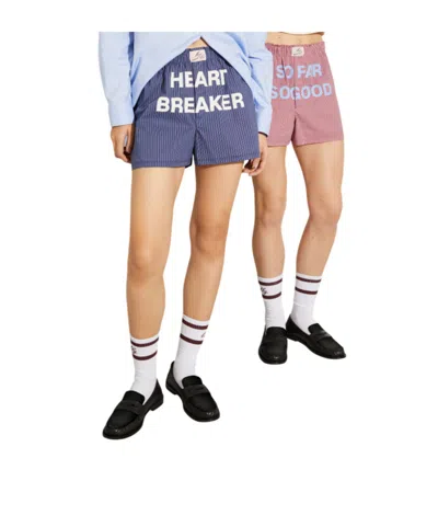 Maxco. 2-pack Of Striped Shorts In Multi