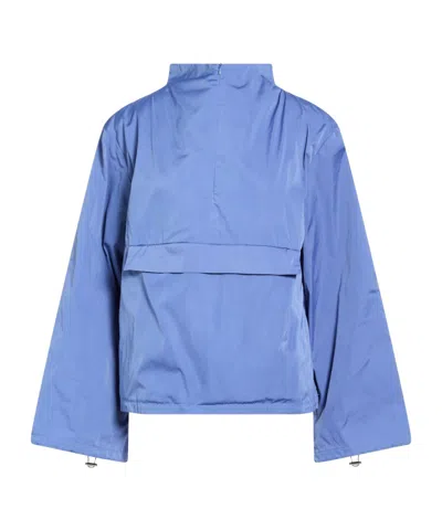 Maxco. Basic Color Windbreaker Jacket In Blue