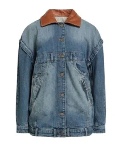 Maxco. Blue Denim Jacket With Pockets