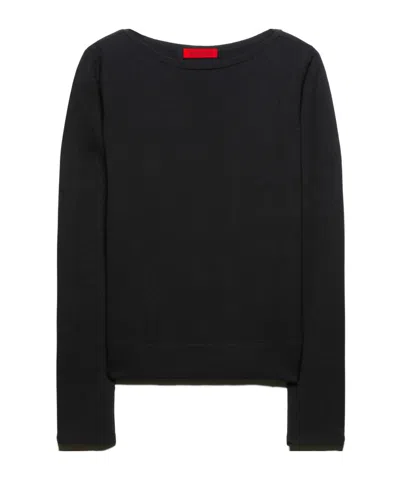 Maxco. Boat Collar Pullover In Black