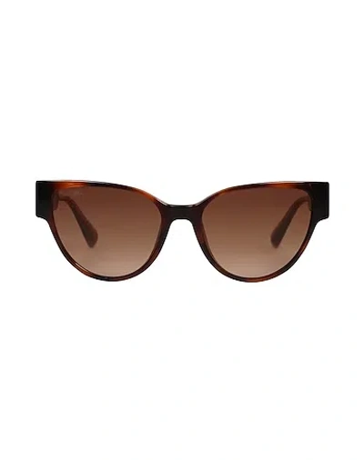 Maxco. Butterfly Frame Sunglasses In Brown