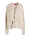 Maxco. Button Fly Cardigan In Brown