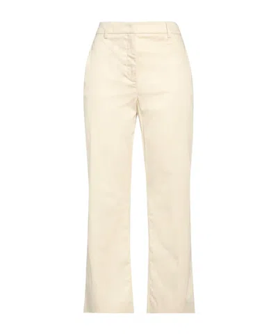 Maxco. Casual Pants With Belt Loops In Neutral