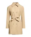 Maxco. Classic Solid Color Trench Coat In Nude