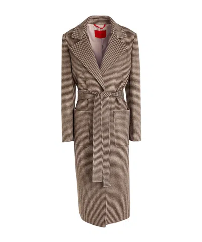 Maxco. Collared Coat In Brown