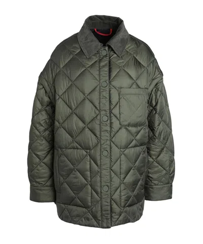 Maxco. Color-blocked Jacket In Green