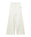 Maxco. Cotton-blend And Nylon Joggers In White