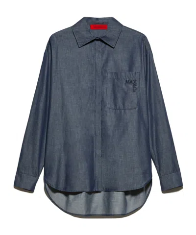 Maxco. Cotton Twill Shirt In Gray