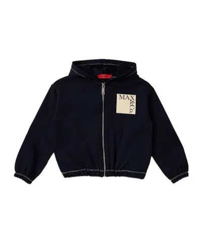 Maxco. Cotton Zip-up Hoodie In Black