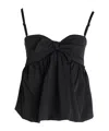 Maxco. Deep V Neck Strap In Black