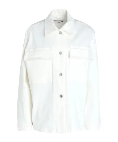 Maxco. Denim Shirt In White