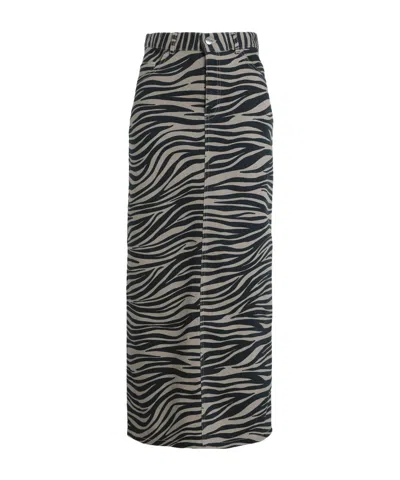 Maxco. Denim Skirts In Black