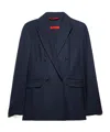 Maxco. Double-breasted Blazer In Black
