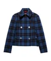 Maxco. Double-layer Wool Casual Jacket In Blue