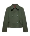 Maxco. Double-layer Wool Casual Jacket In Green
