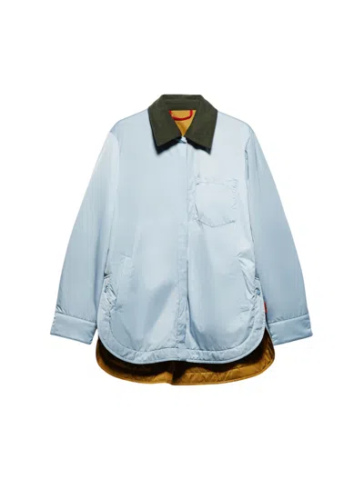 Maxco. Double-sided Shirt-style Jacket In Blue