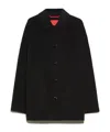 Maxco. Double-sided Wool Shacket In Black