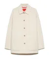 Maxco. Double-sided Wool Shacket In White