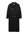 Maxco. Double Wool Coat In Black