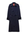 Maxco. Double Wool Coat In Blue