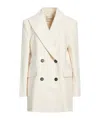 Maxco. Double-breasted Suit Jacket In White