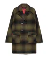 Maxco. Double-layered Wool Coat In Multi