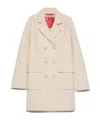 Maxco. Double-layered Wool Coat In Neutral