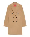 Maxco. Double-woven Wool Coat In Neutral