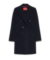 Maxco. Double-woven Wool Coat In Black