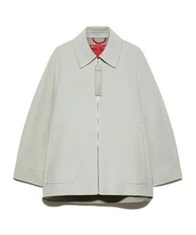 Maxco. Double-woven Wool Jacket In Gray