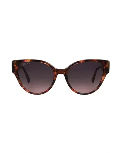 Maxco. Fashion Round Sunglasses In Brown