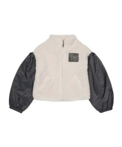 Maxco. Faux-shearling Jacket In Multi