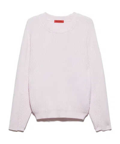 Maxco. Fisherman S Rib-knit Jumper In Pink
