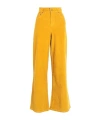 Maxco. Flared Trousers In Yellow