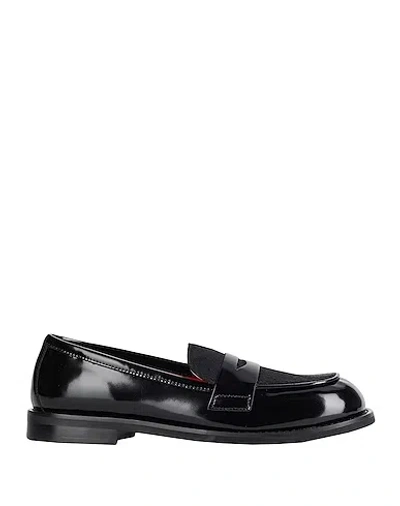 Maxco. Flat Patent Leather Loafers In Black