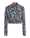 Maxco. Floral Print Biker Jacket In Multi